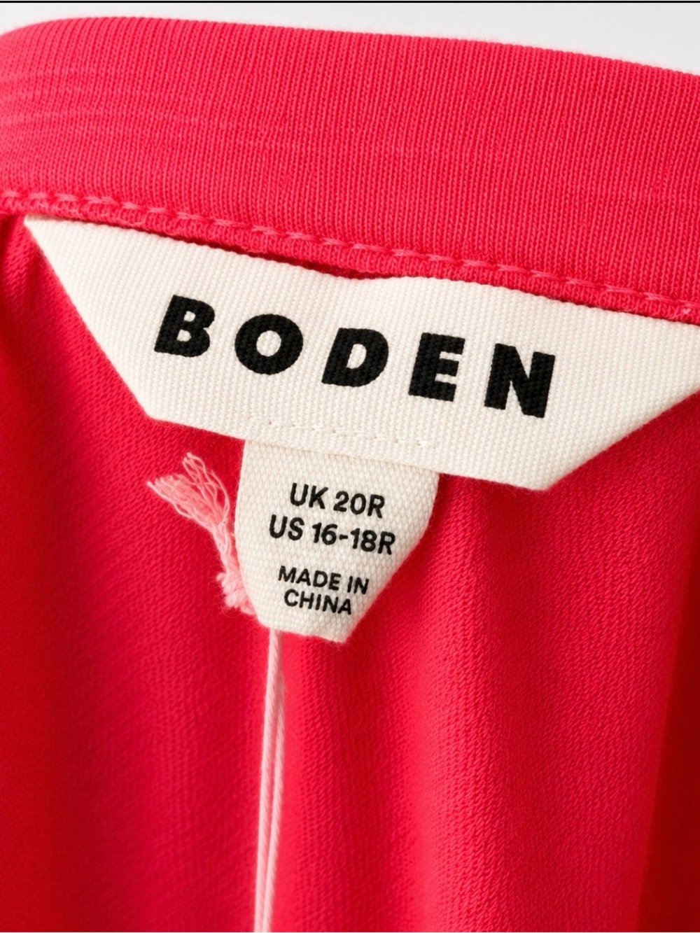 Boden Maddie Trim Jersey Dress Pink NWT Size 16-18 - Picture 6 of 9